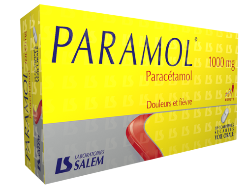 PARAMOL 1G COMP. SEC. B/10 ET B/25
