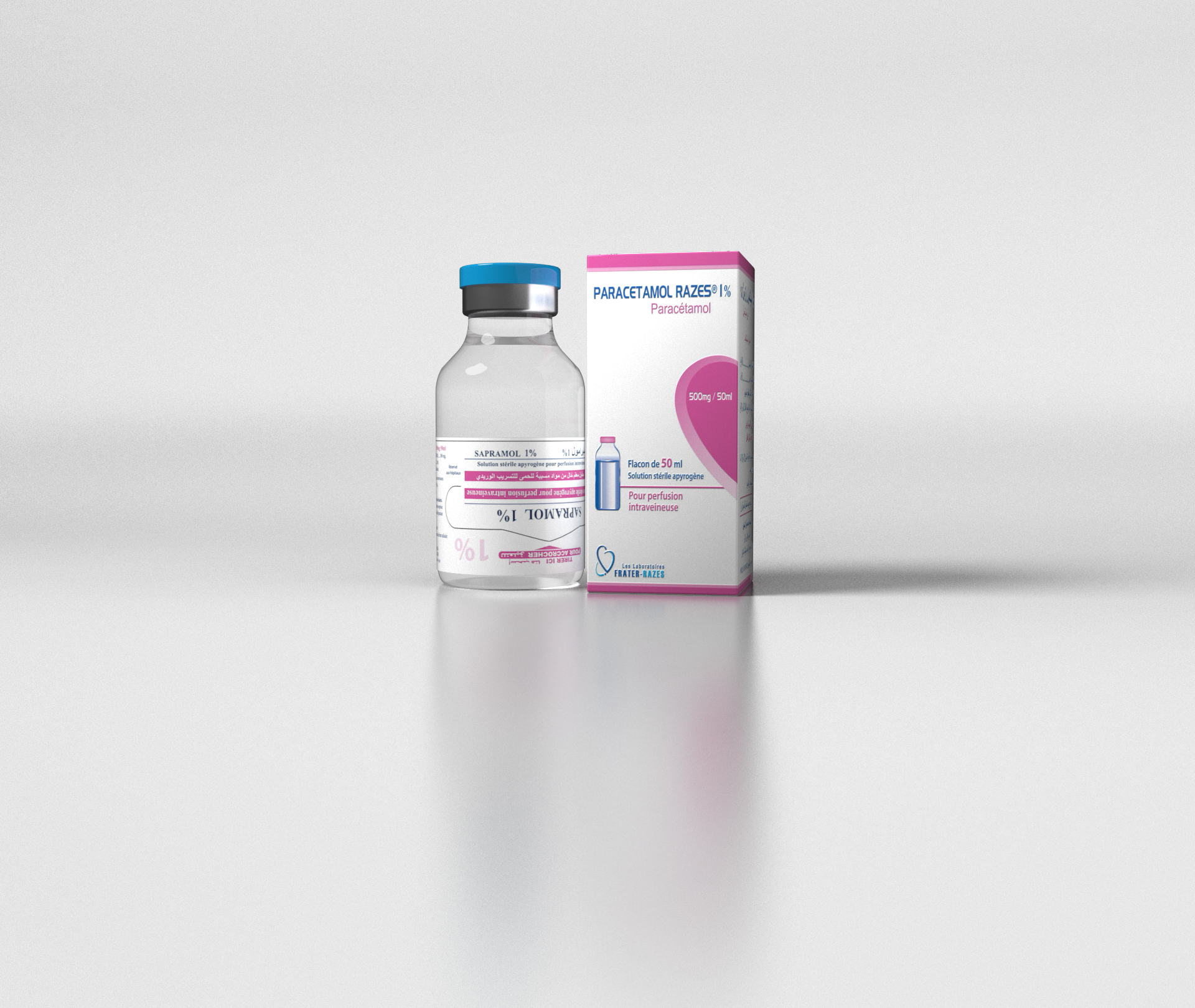 PARACETAMOL RAZES 10MG/ML (500MG/50ML) SOL. INJ. P. PERF. IV  FL/50ML