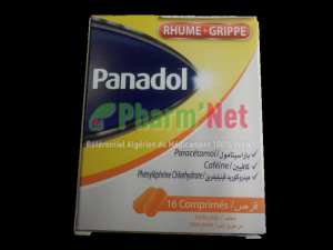 PANADOL RHUME   GRIPPE 500MG/25MG/5MG** COMP. PELLI.  B/16