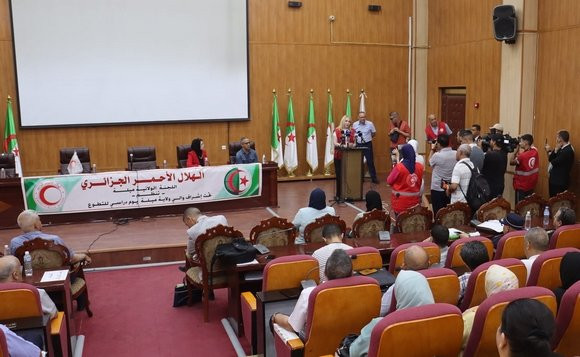 Le Croissant-Rouge algérien attache une grande importance à l'accompagnement des volontaires