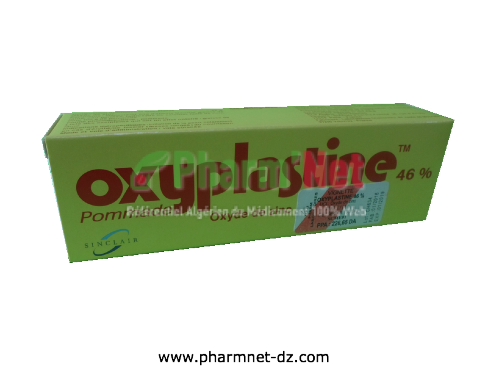 OXYPLASTINE 0.46 PDE T/65G