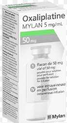 OXALIPLATINE MYLAN 50MG/FL. DE PDRE. (5MG/ML DE SOL. RECONSTITUEE) PDRE. P. SOL. P. PERF. B/1FL. DE PDRE.