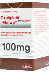OXALIPLATIN EBEWE 5MG/ML  (OU 50MG/10ML ET 100MG/20ML) PDRE. SOL. INJ. IV B/01FL.10ML  ET B/01FL. 20ML