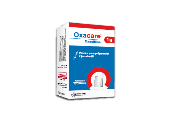 OXACARE 1G/FL. DE PDRE. PDRE. ET SOLV. P. SOL. INJ. IM/IV B/01FL. DE PDRE. + 01AMP. DE 5ML DE SOLV. (EPPI) ET  B/50FL. DE PDRE.