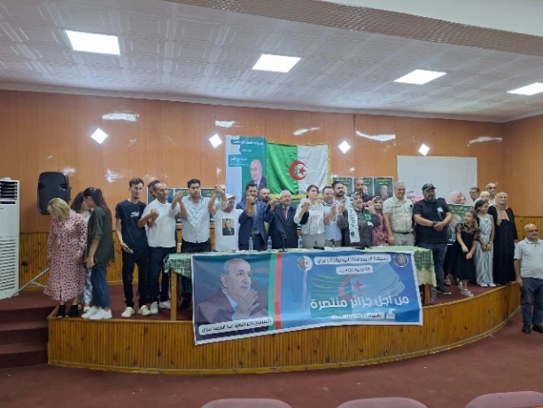 تنسيقية حملة المترشح عبد المجيد تبون بوهران  ......