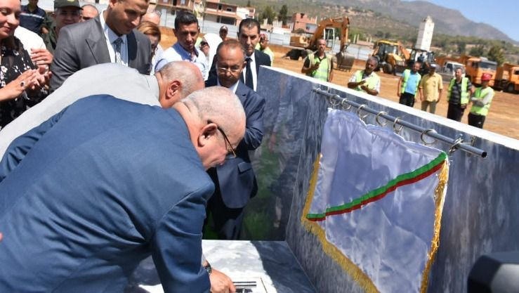 شرفة يضع الحجر الأساس لمشروع إنجاز مركز جواري لتخزين الحبوب بتيبازة