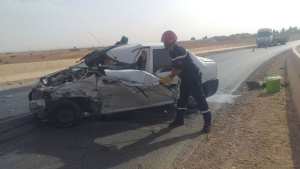 إصابة 6 أشخاص في حادث مرور بالمدية