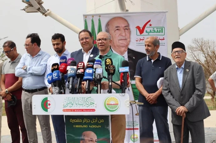 عبد القادر بن قرينة رئيس حركة البناء في نشاط جواري بوهران :  