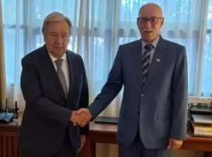 Le président sahraoui rencontre Guterres