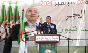 Renouveler la confiance au candidat indépendant M. Abdelmadjid Tebboune pour la poursuite du développement global