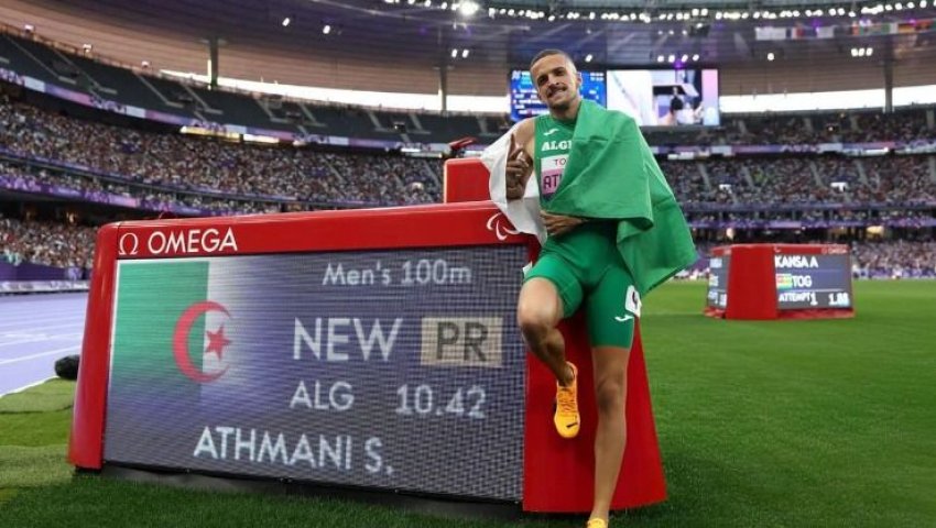 Planète (France/Europe) - Jeux paralympiques de Paris, 2024: Médaille d’or et record pour Skander Athmani au 100m (T13)