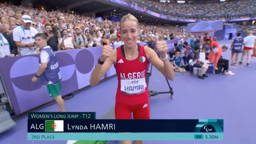 Planète (France/Europe) - Jeux paralympiques de Paris 2024: Lynda Hamri remporte la médaille de bronze au saut longueur (T12)