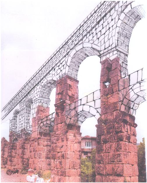 Le Pont Tihnaïne de l’aqueduc romain de Toudja