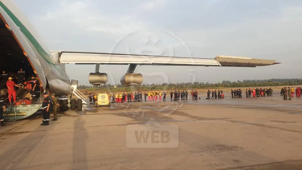 141 عونا من فرق الحماية يتوجهون إلى بشار (فيديو)