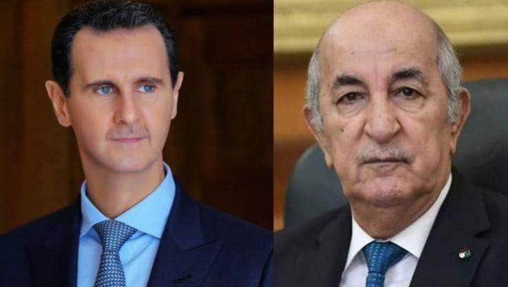 بشار الأسد يهنئ الرئيس تبون بعد فوزه بعهدة رئاسية ثانية