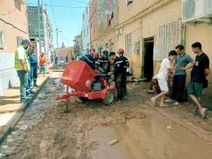 Algérie (Inondations de Béchar)   -  Les opérations de secours se poursuivent