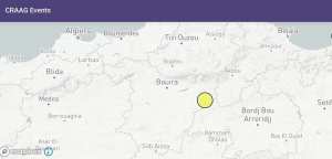 هزة أرضية بولاية البويرة