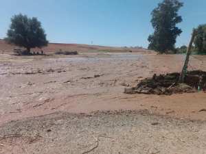 سيدي بلعباس: تحذيرات اثر ارتفاع منسوب مياه وادي