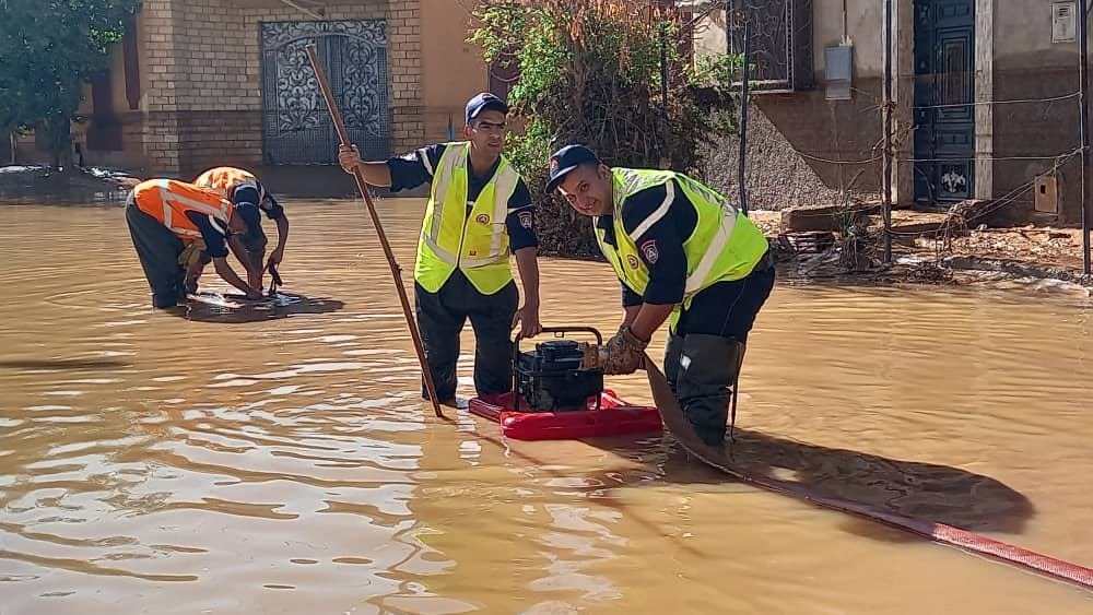 ما تقوم به الحماية المدنية في بشار - الشعب أونلاين