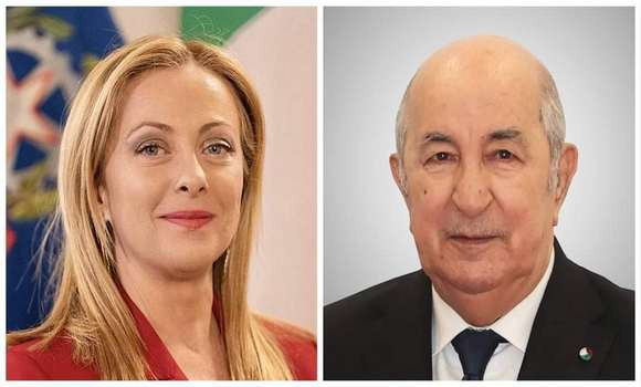 La présidente du Conseil des ministres d'Italie félicite le président de la République pour sa réélection pour un second mandat