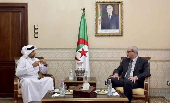 Bibi Triki reçoit le conseiller du Conseil d'administration de la société qatarie Baladna