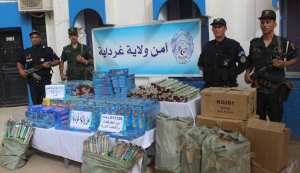 حجز 211 ألف وحدة من المفرقعات والألعاب النارية بغرداية