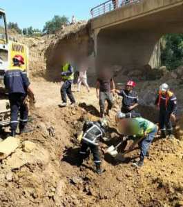 وفاة شخصين في حادث انهيار تربة بقسنطينة