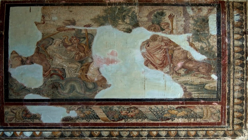 Béjaïa : MOSAIQUE Noces de Thétis et Pelée