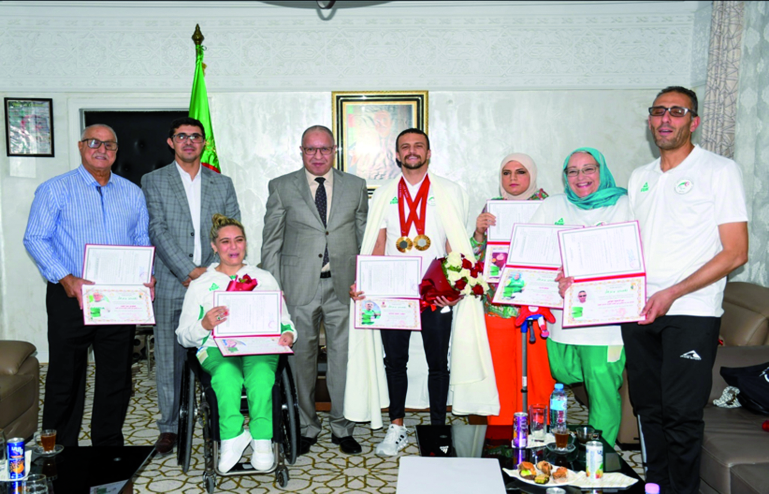Algérie (Constantine) - Après leur participation aux jeux paralympiques de Paris: Les athlètes constantinois honorés