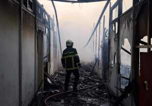 حريق يأتي على دار الاتحادات بالعاصمة