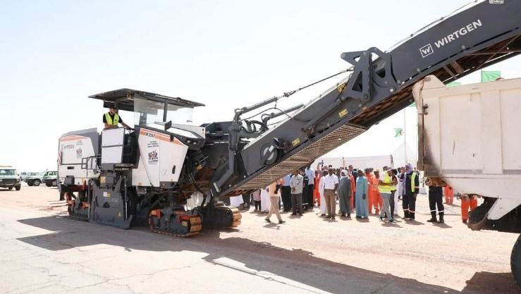 إطلاق مشروع عصرنة الطريق الوطني رقم 