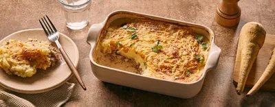 Hachis parmentier de bœuf au panais