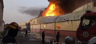 إخماد حريق شب بأدغال غابية بالدار البيضاء ببوسفر