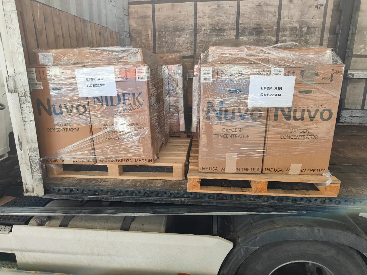 Envoi de matériel médical aux wilayas du Sud