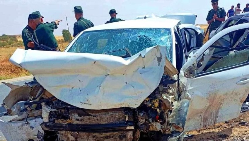 Algérie (Hamamet/Tébessa) -  4 morts et 2 blessés graves dans un accident