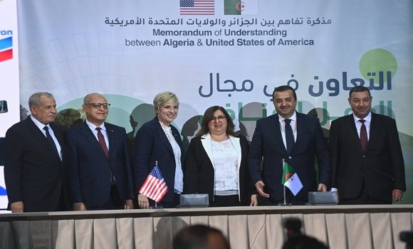 Signature d'un mémorandum d'accord entre l'Algérie et les USA dans le domaine de l'action pour le climat