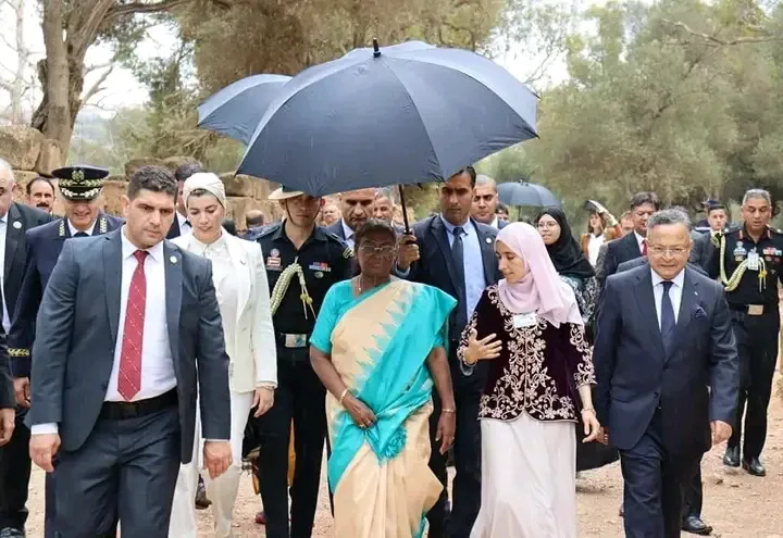 رئيسة الهند تزور تيبازة