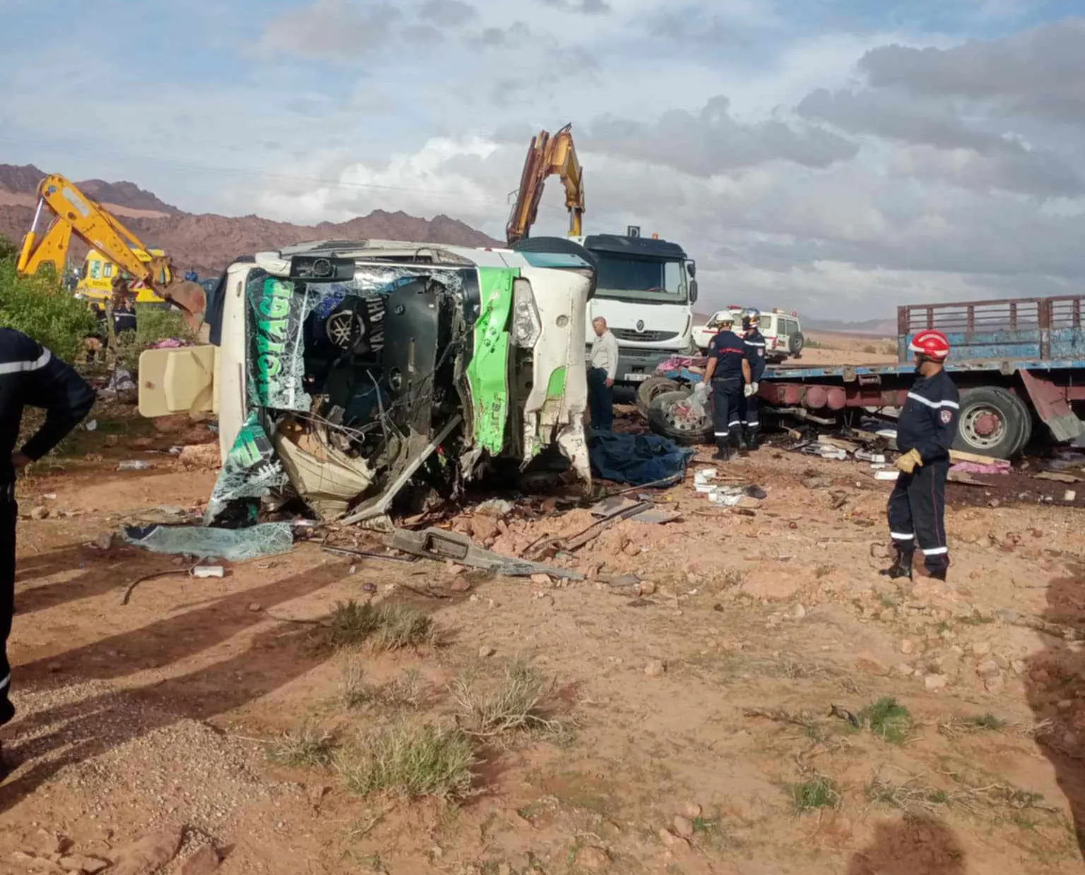 حادث مروع بولاية النعامة