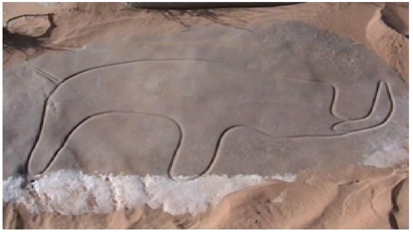 محطة النقش الصخري الضلعة الميتة