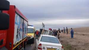 27 إصابة إثر إنقلاب حافلة بميلة