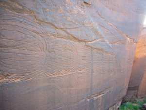 Station de gravures rupestres Gara El Taleb (Le Scorpion Géant)