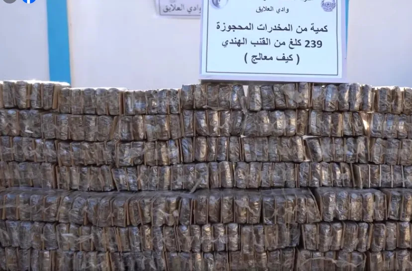 البليدة: حجز أزيد من قنطارين من الكيف