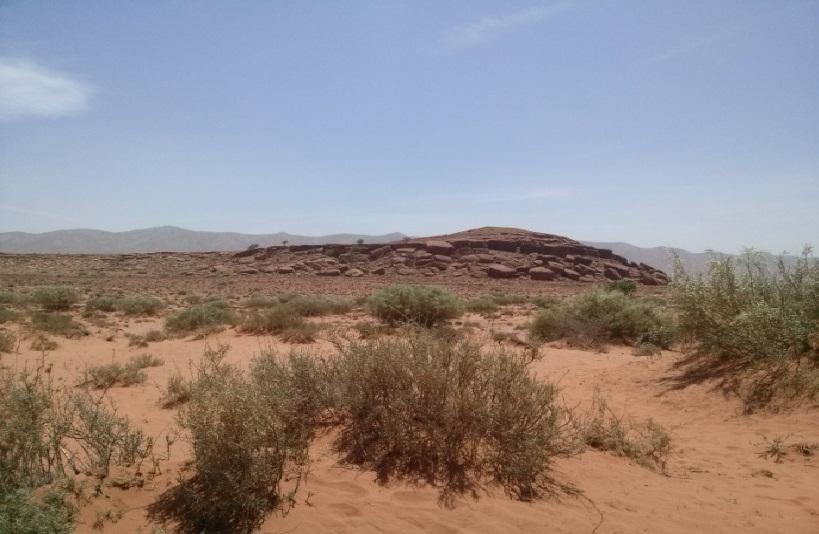 محطة النقش الصخري قارة التبن