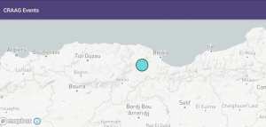 هزة أرضية بشدة 3 درجات بولاية بجاية