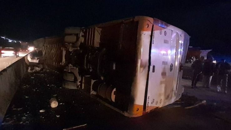 إصابة 7 أشخاص في حادث إنقلاب حافلة لنقل المسافرين ببرج بوعريريج
