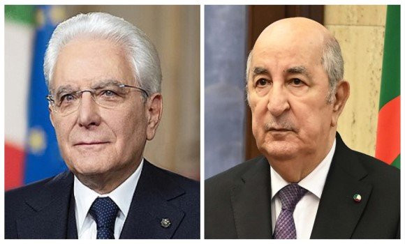 Le Président de la République reçoit les v'ux de son homologue italien à l'occasion du 70e anniversaire du déclenchement de la glorieuse Révolution de libération