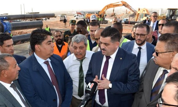 Béchar: réalisation des essais initiaux sur le système de transfert d'eau depuis Guetrani le 15 novembre courant