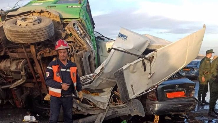 12 ضحية في حادث مرور ببرج بوعريريج