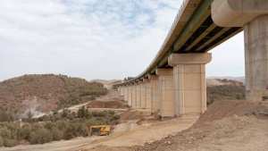 أشغال جدّ مُتسارِعة لمشروع خط السكة عالي السرعة المزدوج والمكهرب وادي تليلات - سيدي بلعباس- تلمسان