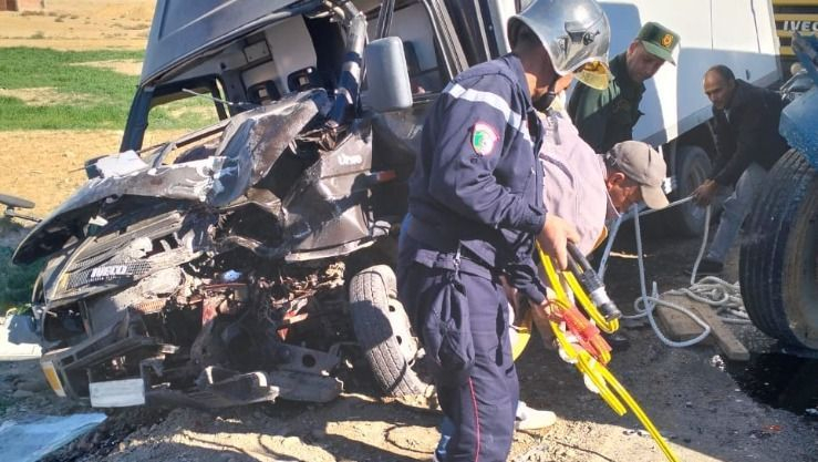 إصابة 7 أشخاص في حادث مرور بالمسيلة